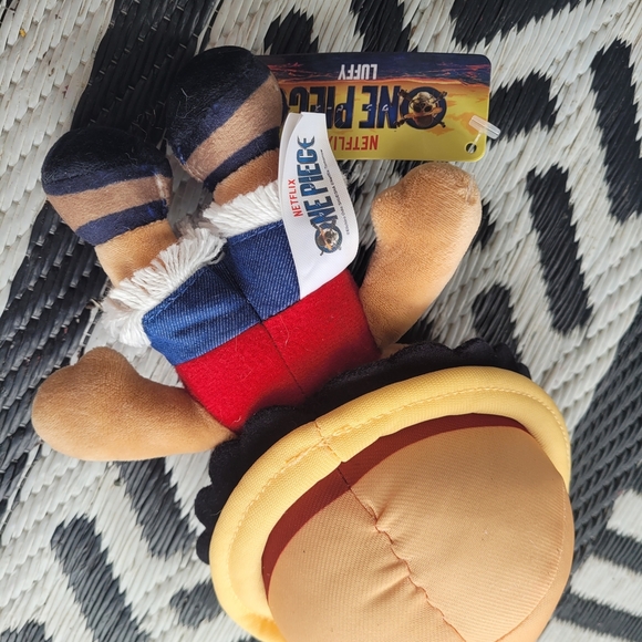 Netflix One Piece Collectible Luffy Plush Toy 8" Phat Mojo Bandit Stuffie - Picture 5 of 6